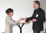 Gertrud Wolf und OKR Michael Riedel